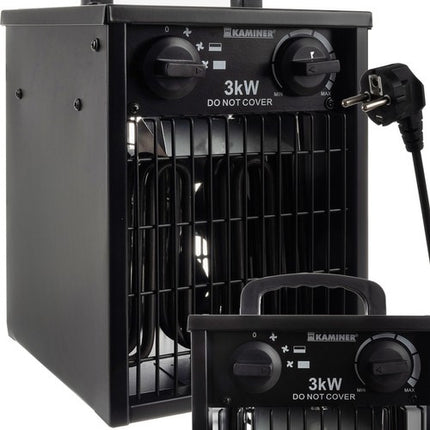 Kaminer Elektrische Heater - 3000W - 3 Standen - Met Thermostaat