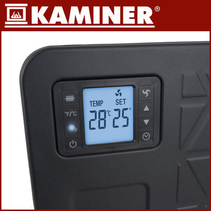 Kaminer Ziflo Elektrische Convector Heater - 2300W - WiFi - Zwart