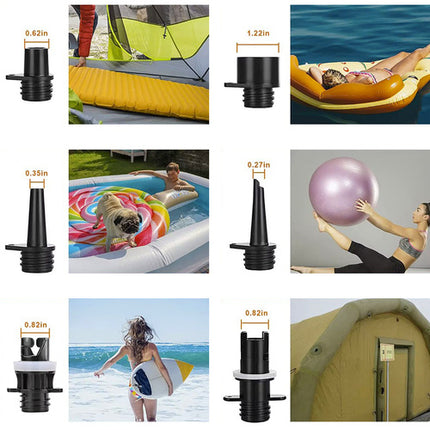 Trizand Elektrische SUP Pomp - 20 PSI - 12V - Met 6 Opzetstukken