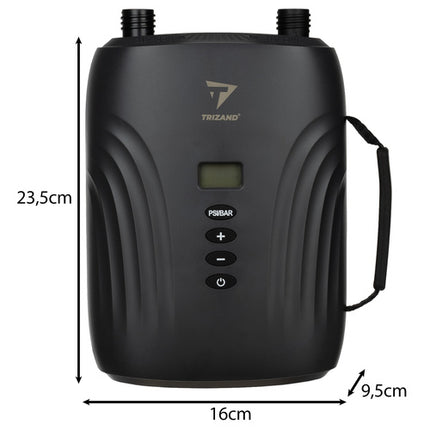 Trizand Elektrische SUP Pomp - 20 PSI - 12V - Met 6 Opzetstukken