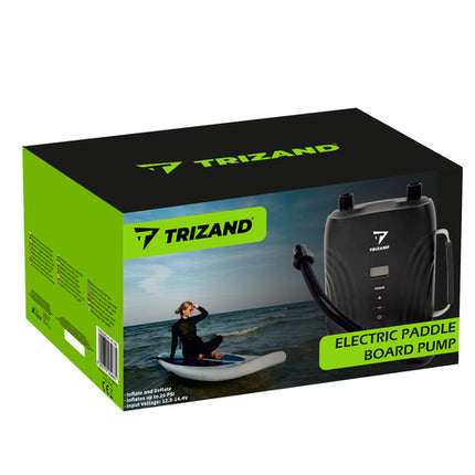 Trizand Elektrische SUP Pomp - 20 PSI - 12V - Met 6 Opzetstukken