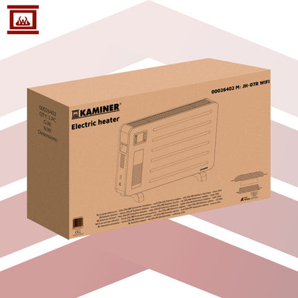 Kaminer Ziflo Elektrische Convector Heater - 2300W - WiFi - Wit