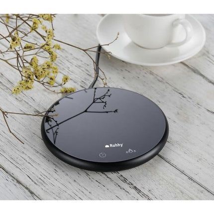 Ruhhy 22125 Elektrische Mokkenwarmer Set met Keramische Mok - Zwart