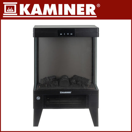 Kaminer Embego Elektrische Sfeerhaard - 2000W - Met Vlameneffect - Zwart
