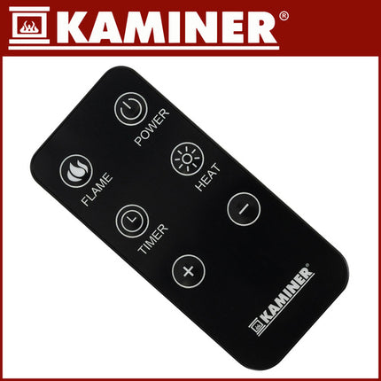 Kaminer Embego Elektrische Sfeerhaard - 2000W - Met Vlameneffect - Zwart