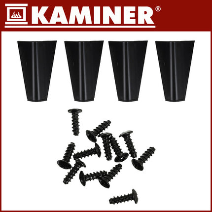 Kaminer Embego Elektrische Sfeerhaard - 2000W - Met Vlameneffect - Zwart