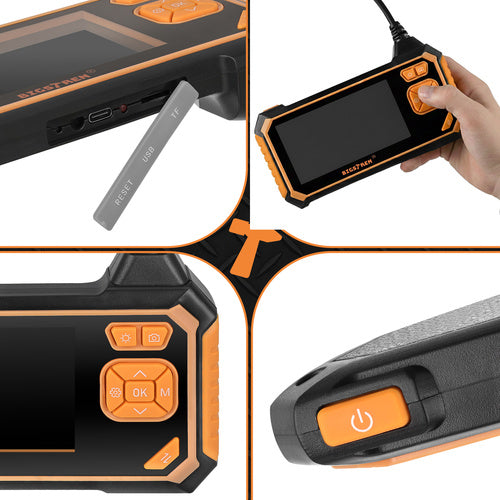 Bigstren Endoscoop Inspectiecamera - 5 Meter - 4.3" LCD - Full HD