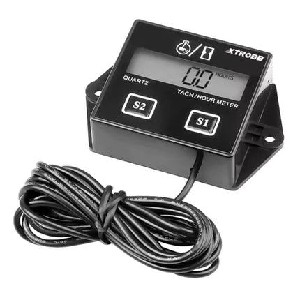 Xtrobb Motor Urenteller - Voor 2 & 4-Takt Motoren - RPM & Service Mode