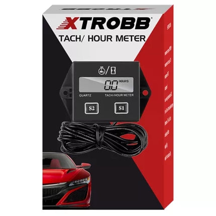 Xtrobb Motor Urenteller - Voor 2 & 4-Takt Motoren - RPM & Service Mode