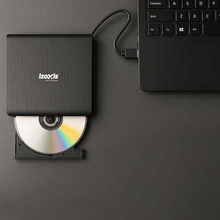 Izoxis 26083 Externe CD/DVD Speler & Brander - USB 3.0 - Portable
