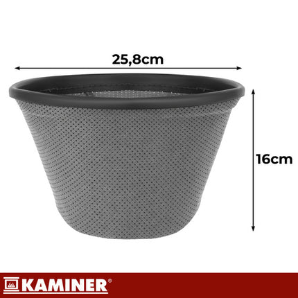 Kaminer Stoffilter - 15L - Wasbaar - Voor Aszuiger