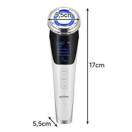 Soulima 5-in-1 Gezichts- en EMS Massageapparaat - Naaldloze Mesotherapie