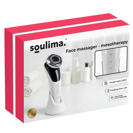 Soulima 5-in-1 Gezichts- en EMS Massageapparaat - Naaldloze Mesotherapie