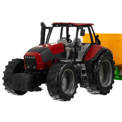 Kruzzel Tractor met Trailer - 27 cm - Interactief Boerderijspeelgoed