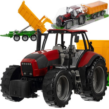 Kruzzel Tractor met Trailer - 27 cm - Interactief Boerderijspeelgoed