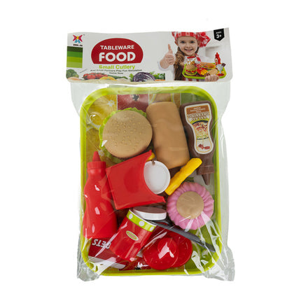 Iso Trade Fast Food Speelset - 26 Delig - Leerzame Keukenset