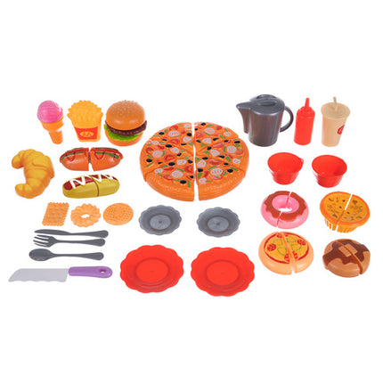 Iso Trade Fast Food Speelset - 42-Delig - Met Pizza en Snacks