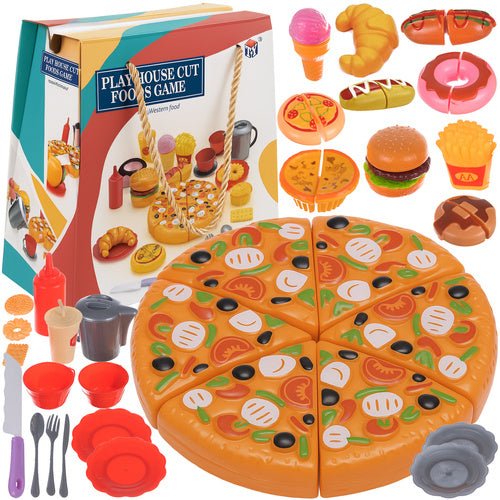 Iso Trade Fast Food Speelset - 42-Delig - Met Pizza en Snacks