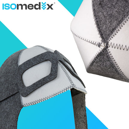 Isomedix Vilt Sauna-muts - Aviator Model - Hittebestendig - Unisex