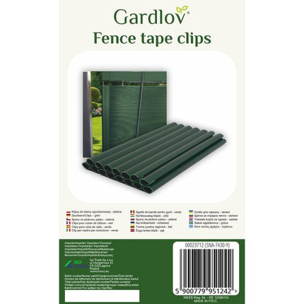 Gardlov Bevestigingsclips voor Tuinafscheiding - 20 Stuks - Groen