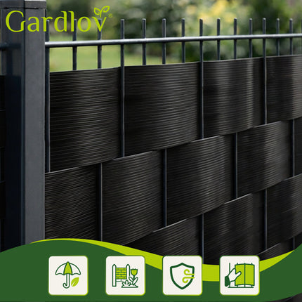 Gardlov Premium Tuinafscheiding Tape - 19 cm x 26 m - 700 g/m² - Antraciet
