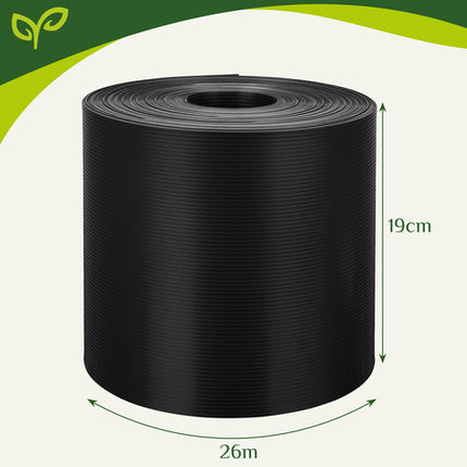 Gardlov Premium Tuinafscheiding Tape - 19 cm x 26 m - 700 g/m² - Antraciet