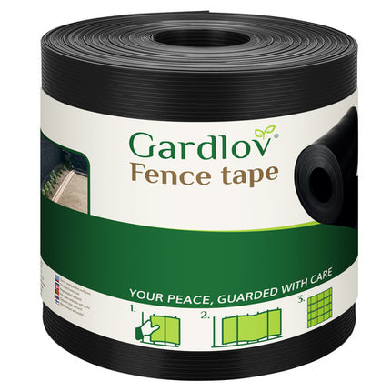 Gardlov Premium Tuinafscheiding Tape - 19 cm x 26 m - 700 g/m² - Antraciet