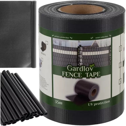 Gardlov Tuinafscheiding Tape - 19 cm x 35 m - 450 g/m² - Antraciet