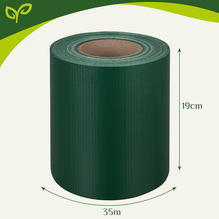 Gardlov Tuinafscheiding Tape - 19 cm x 35 m - 450 g/m² - Groen