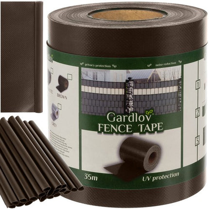 Gardlov Tuinafscheiding Tape - 19 cm x 35 m - 630 g/m² - Bruin