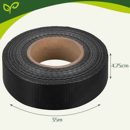 Gardlov Tuinafscheiding Tape - 4,75 cm x 35 m - 450 g/m² - Antraciet