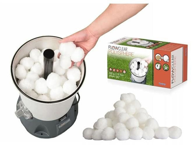 Bestway Filterballen voor Zandpomp - 500g - Vervangt 18kg Zand
