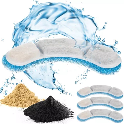 Purlov Waterfilter voor Drinkfonteinen - 4-delige Set - Voor Honden & Katten