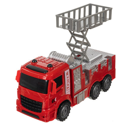 Iso Trade Brandweerwagen Set - 6-Delig - 6 in 1 Reddingsvoertuigen