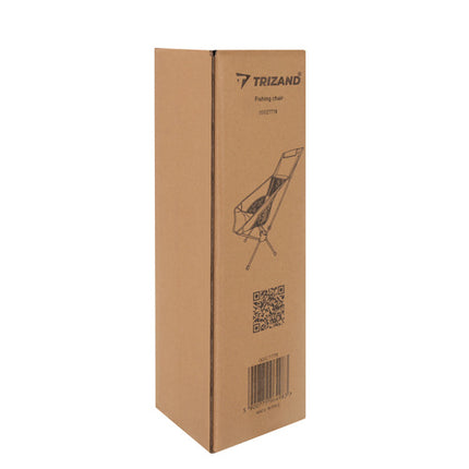 Trizand Visstoel - Opvouwbaar - 41 x 52 x 86 cm - Inclusief Hoes - Zwart