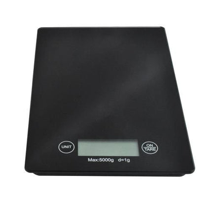 Platte Elektronische Keukenweegschaal - 5 kg - 1g Nauwkeurig - Glas