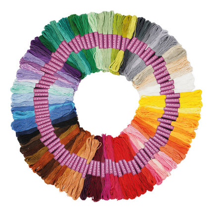 Maaleo Borduurpakket - 207-delig - 100 Kleuren Borduurgaren