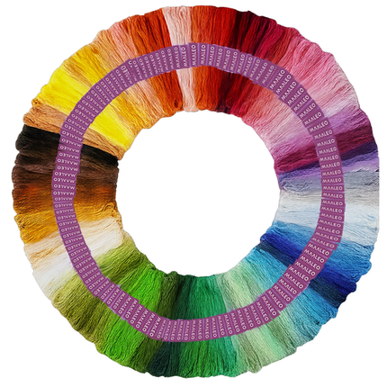 Maaleo Borduurpakket - 150 Kleuren Borduurgaren - Premium Set