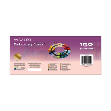 Maaleo Borduurpakket - 150 Kleuren Borduurgaren - Premium Set