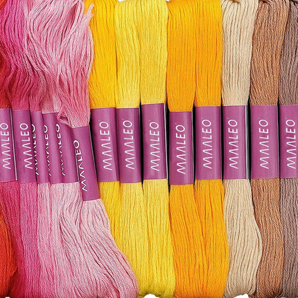 Maaleo Borduurpakket - 150 Kleuren Borduurgaren - Premium Set