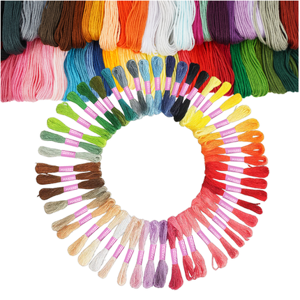Maaleo Borduurpakket - 50 Kleuren Borduurgaren - Premium Set