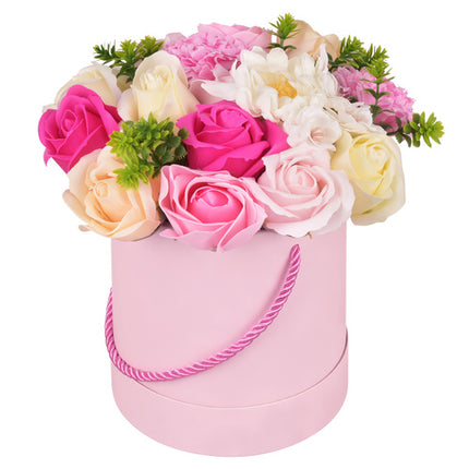 Ruhhy Flowerbox - Decoratieve Bloemen in Cadeaudoos - 23 cm - Elegant