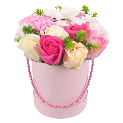 Ruhhy Flowerbox - Decoratieve Bloemen in Cadeaudoos - 23 cm - Elegant