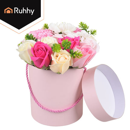 Ruhhy Flowerbox - Decoratieve Bloemen in Cadeaudoos - 23 cm - Elegant
