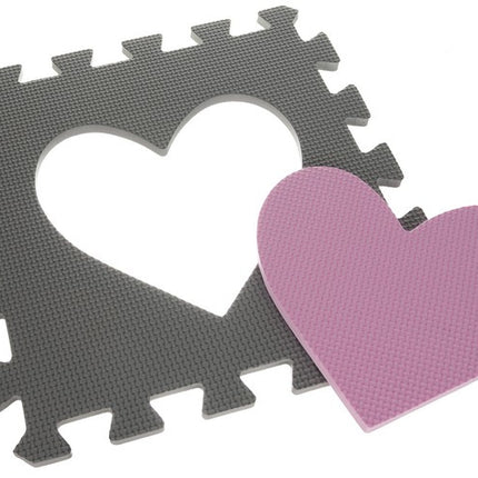 Kruzzel Foam Puzzelmat - 16-delig - 30x30 cm - Inclusief Opberghoes
