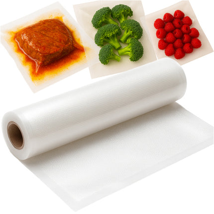 Ruhhy Vacuümfolie Rol - 28 x 600 cm - Voor Vacuümmachine - XXL