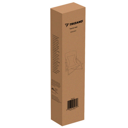 Trizand Opvouwbare Campingstoel - Lichtgewicht - 100 kg - Grijs