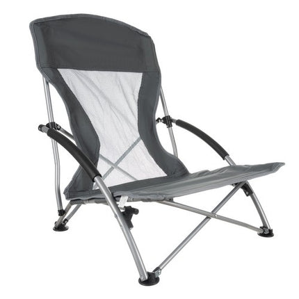 Trizand Opvouwbare Campingstoel - Lichtgewicht - 100 kg - Grijs