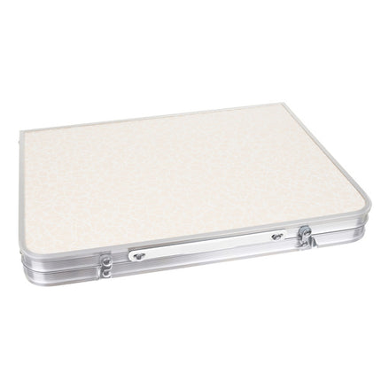 Trizand Opvouwbare Campingtafel - 60 x 40 x 26 cm - Draagbaar - Beige