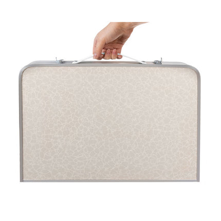 Trizand Opvouwbare Campingtafel - 60 x 40 x 26 cm - Draagbaar - Beige